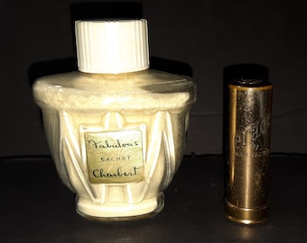 Max Factor, vintage, 1950's Erace make up. Also a hard to find , vintage,"Fabulous Charbert" Sachet. Fast, free shipping to U.S.A.