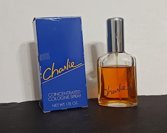Vintage "Charlie" by Revlon. 75% full. Original box. 1.15oz. bottle.
