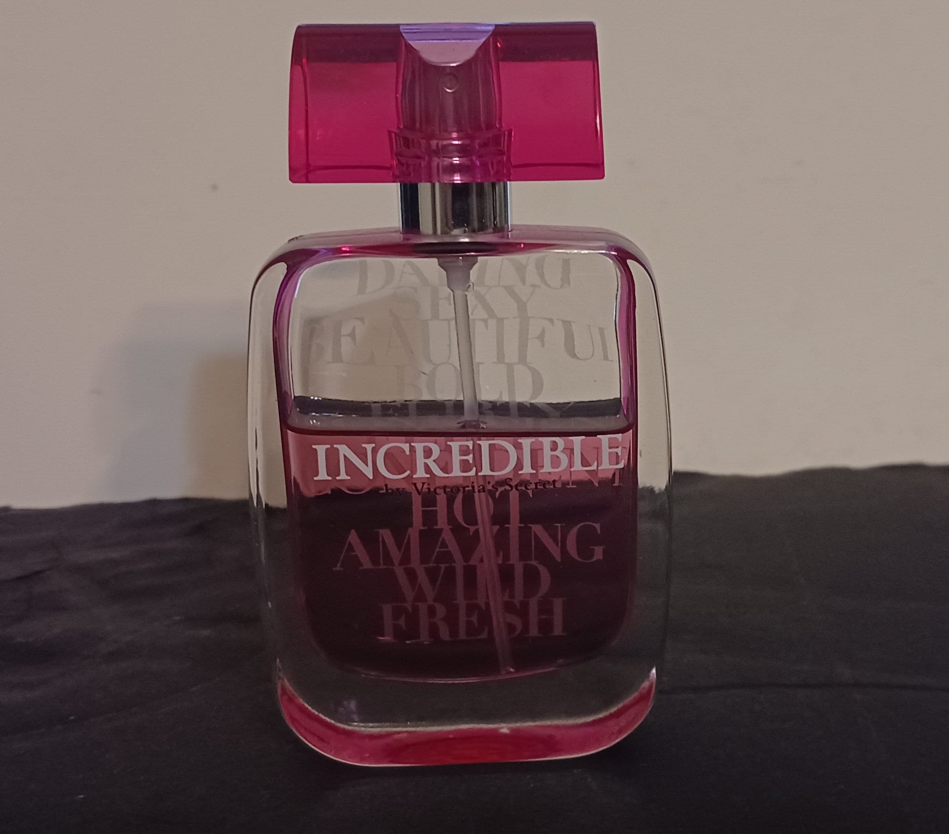 Victoria's Secret Incredible Perfume. 1.7oz. 60% Full. Sprays and Smells  Great. Fast, Free Shipping to U.S.A. -  Israel