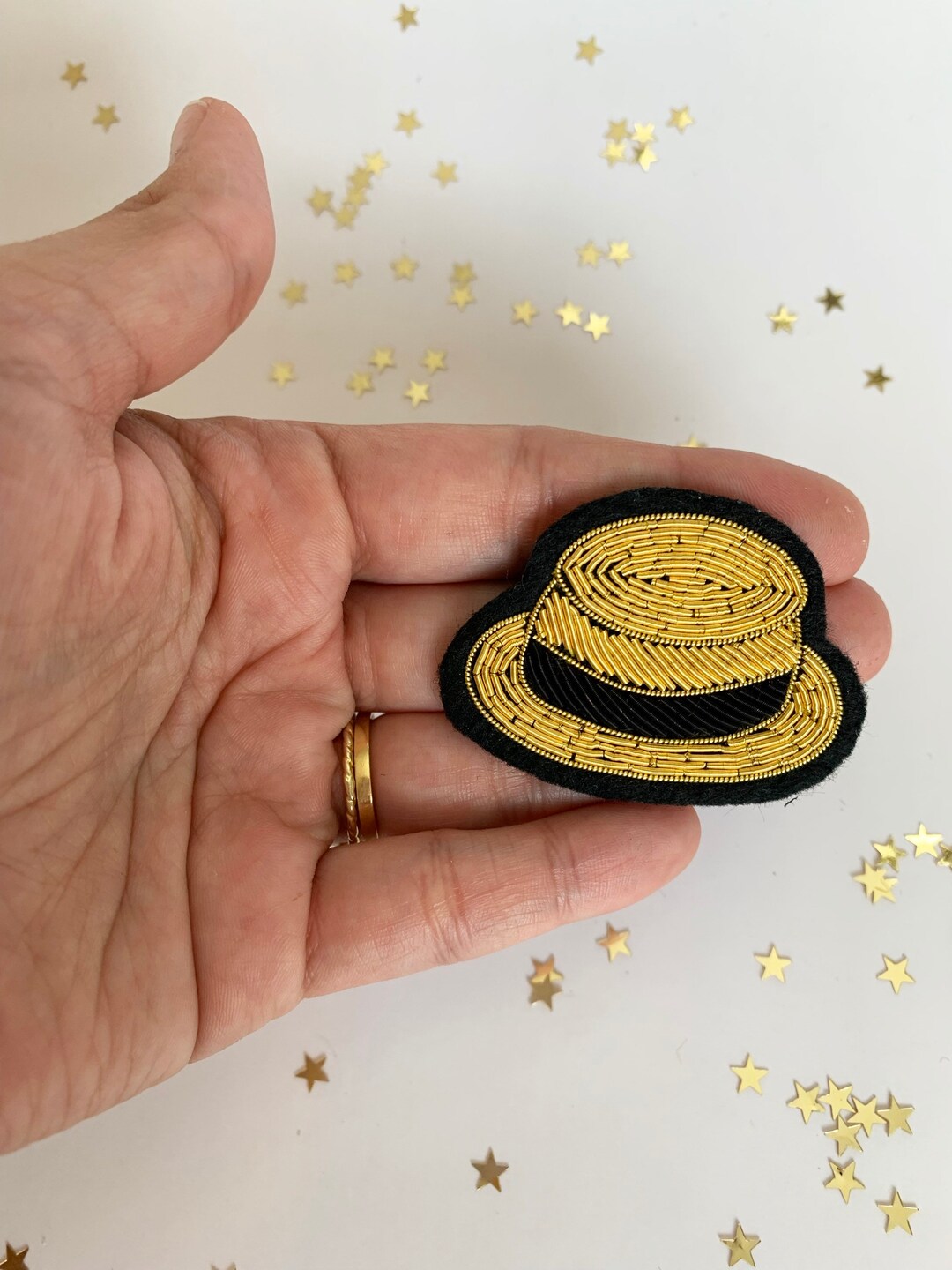 Embroidered Patch. Sew Patch. Embellishment. Bullion Patch. Patch for