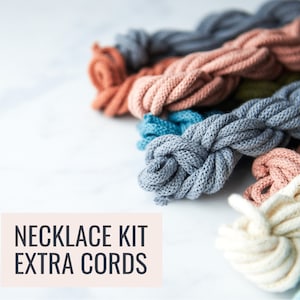 Necklace Kit Refills - Cotton Cord - Cotton Rope