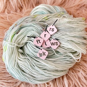Helpful Stitch Markers, crochet and knitting accessories, reminder stitch markers, removable stitch markers