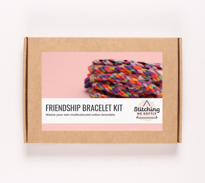 Friendship Bracelet Making Kit Diy craft kit kids craft activity image 2