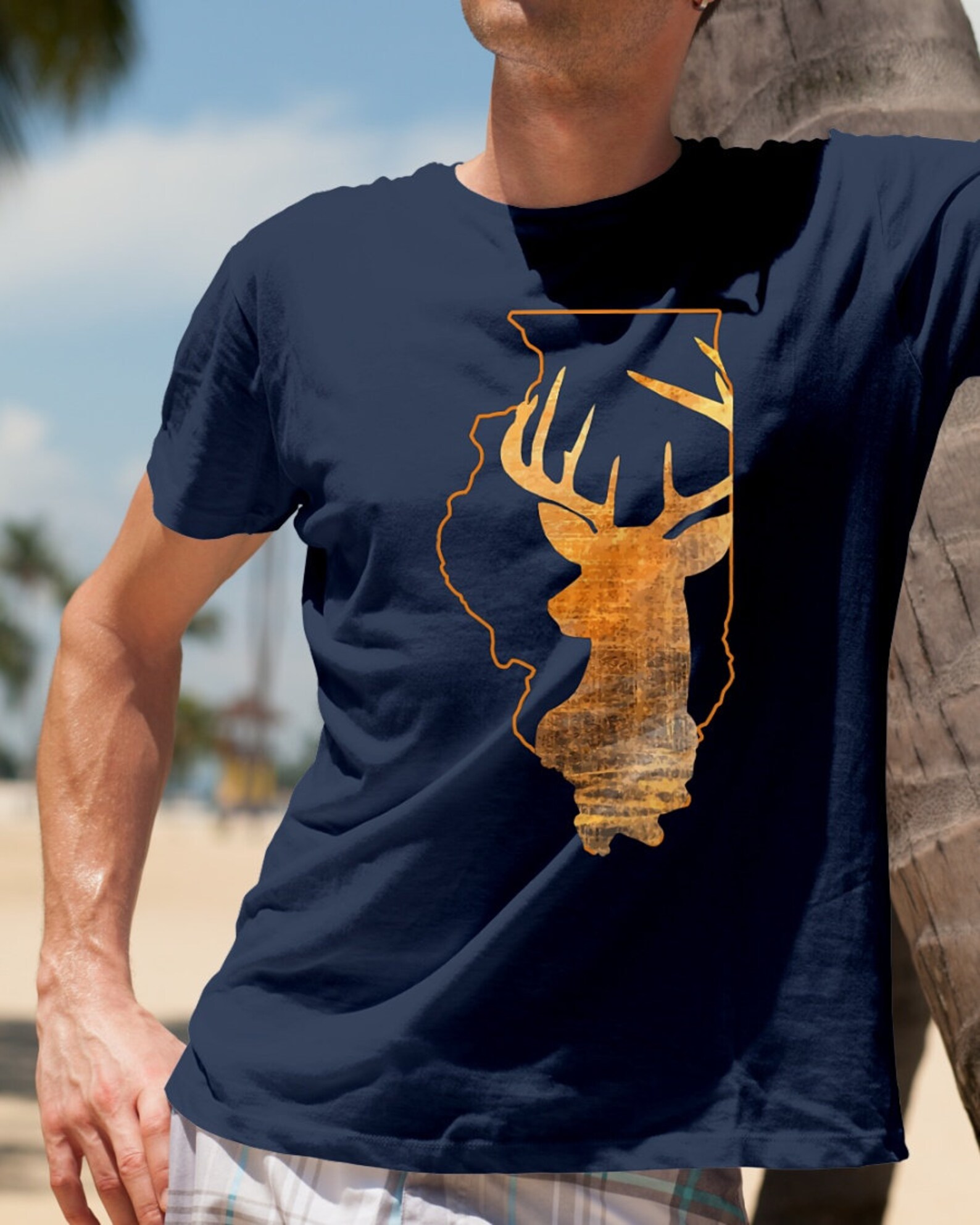 Custom Hunting Shirt Add ANY State Hunting Gifts for Men Etsy