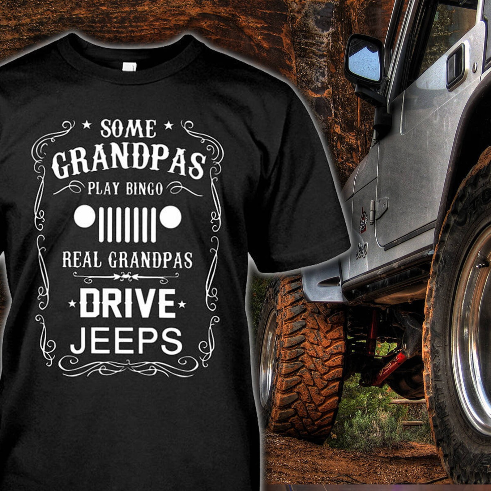 jeep grandpa shirt