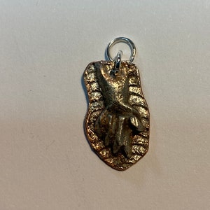 Figa Pendant, Copper and Fine Silver (95)