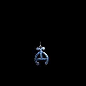Magnesium Alchemy Symbol -  magnesium pendant.