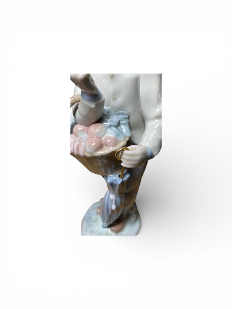 Lladro "Little Gardener" ("Boy with Basket & Umbrella"), model number 4726 image 2