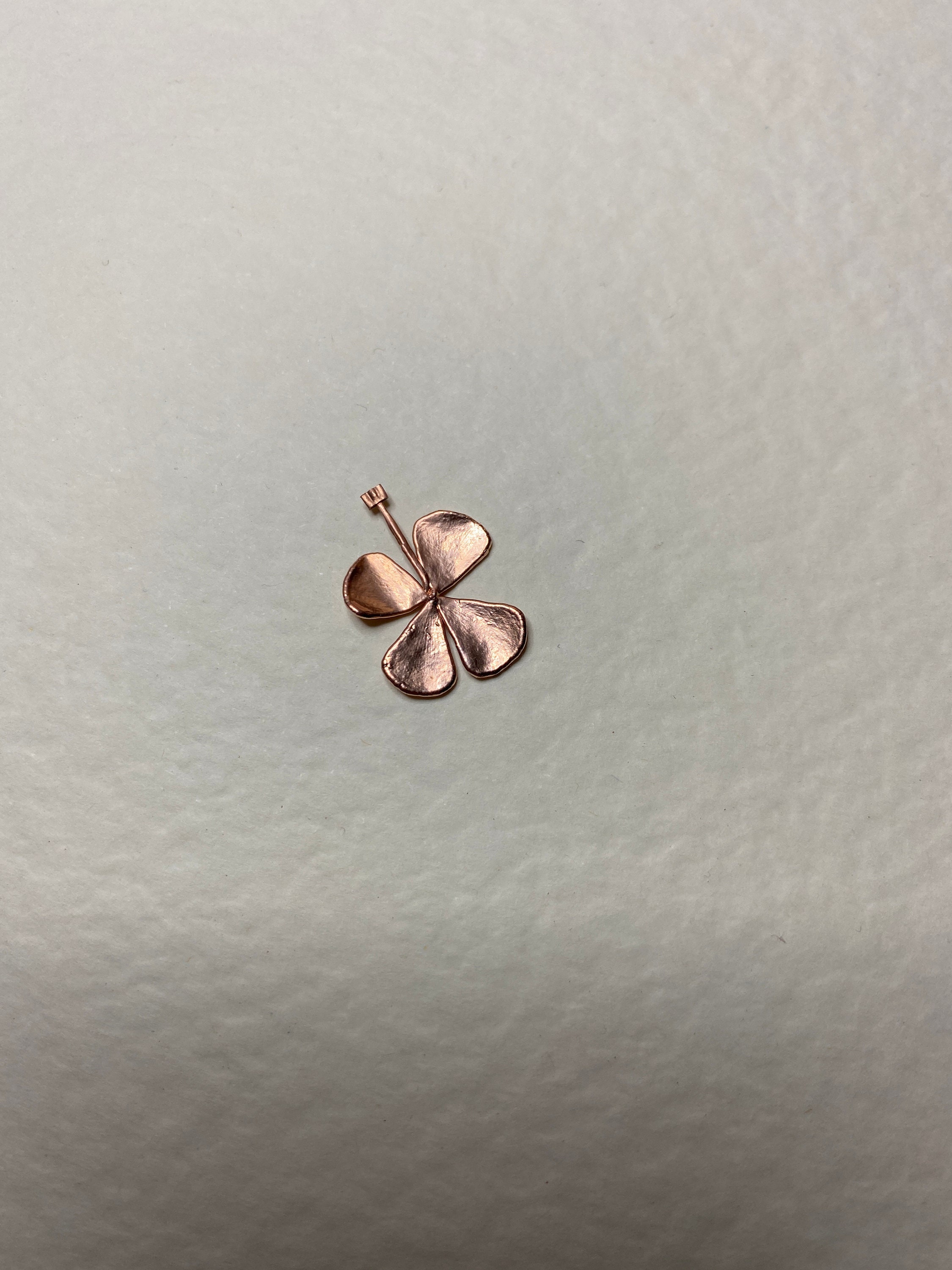 Morella Pendentif Trèfle Moderne 33 Mm – Or Rose, Compatible Coin Interchangeable