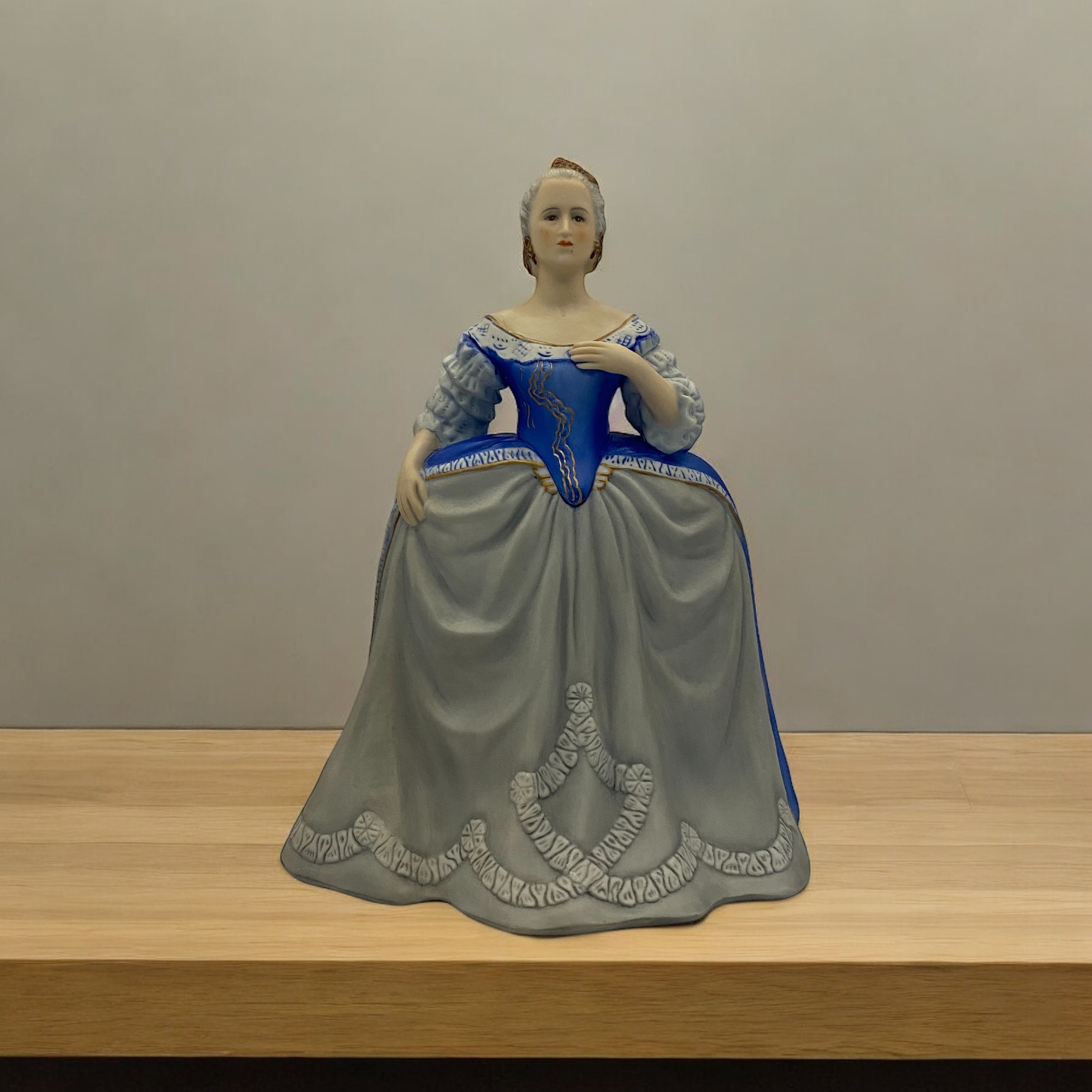 Franklin Porcelain Catherine the Figurine, Hand-painted Limited