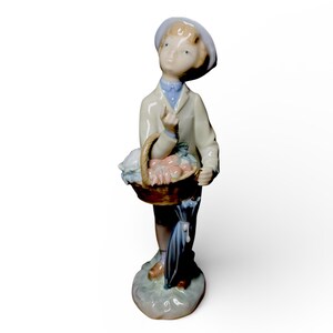 Lladro "Little Gardener" ("Boy with Basket & Umbrella"), model number 4726 image 3