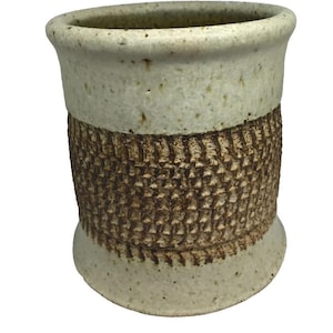 Ray Marshall Signed Studio Pottery Vase Mid Century Stoneware Vintage Pot