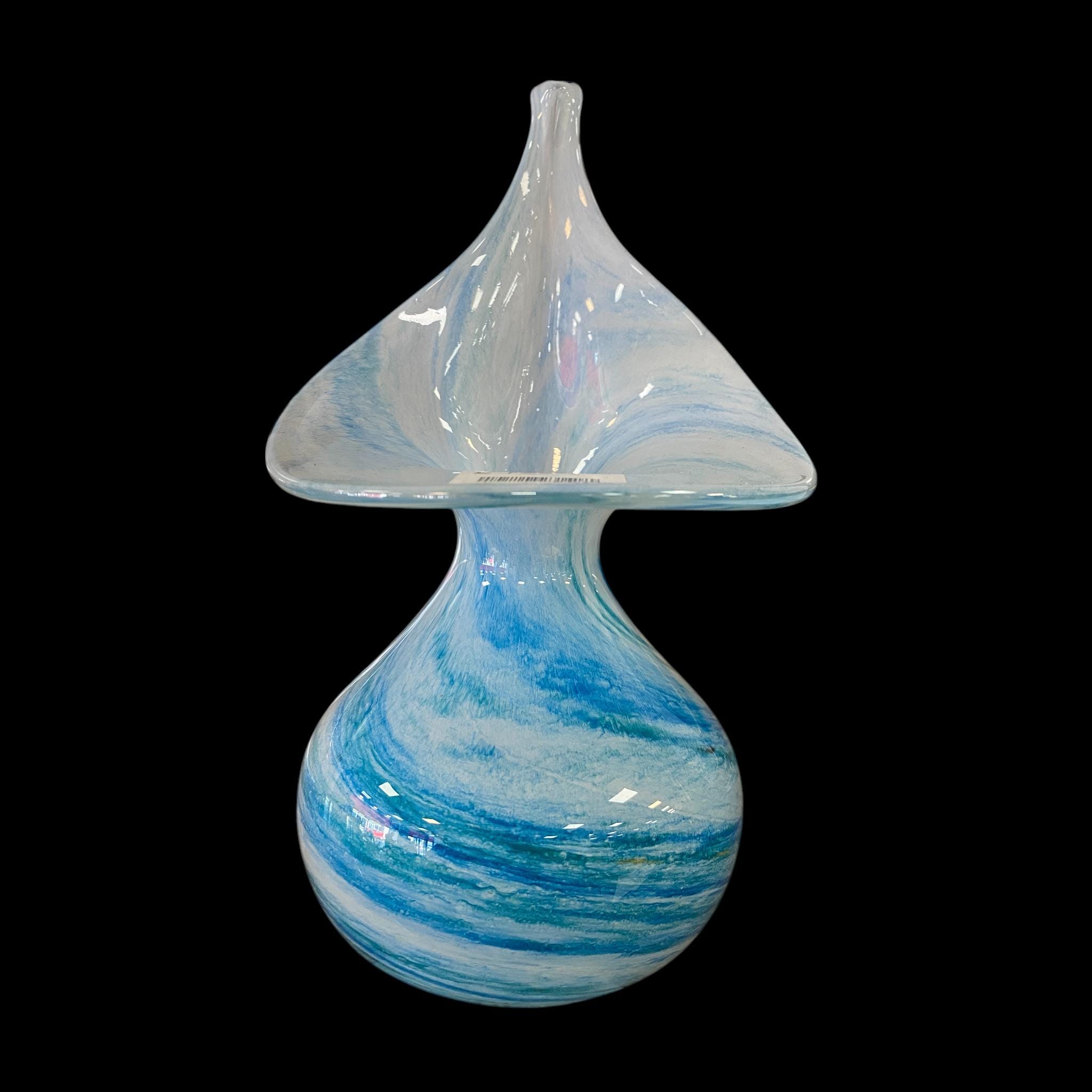 ヴィンテージ　マーブル　フラワーベース　ALUM BAY GLASS ヴィンテージ マーブル フラワーベース ALUM BAY GLASS ヴィンテージ