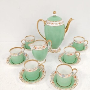 Royal Doulton | Art Deco demitasse Coffee Set |  vintage 1930s | BB3376 H41161 RMF14-GB