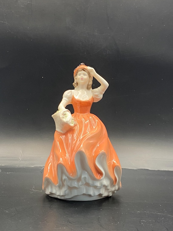 COALPORT 人形 Rare Coalport Andrea Figurine Limited Edition 4/88 Bone China Lady