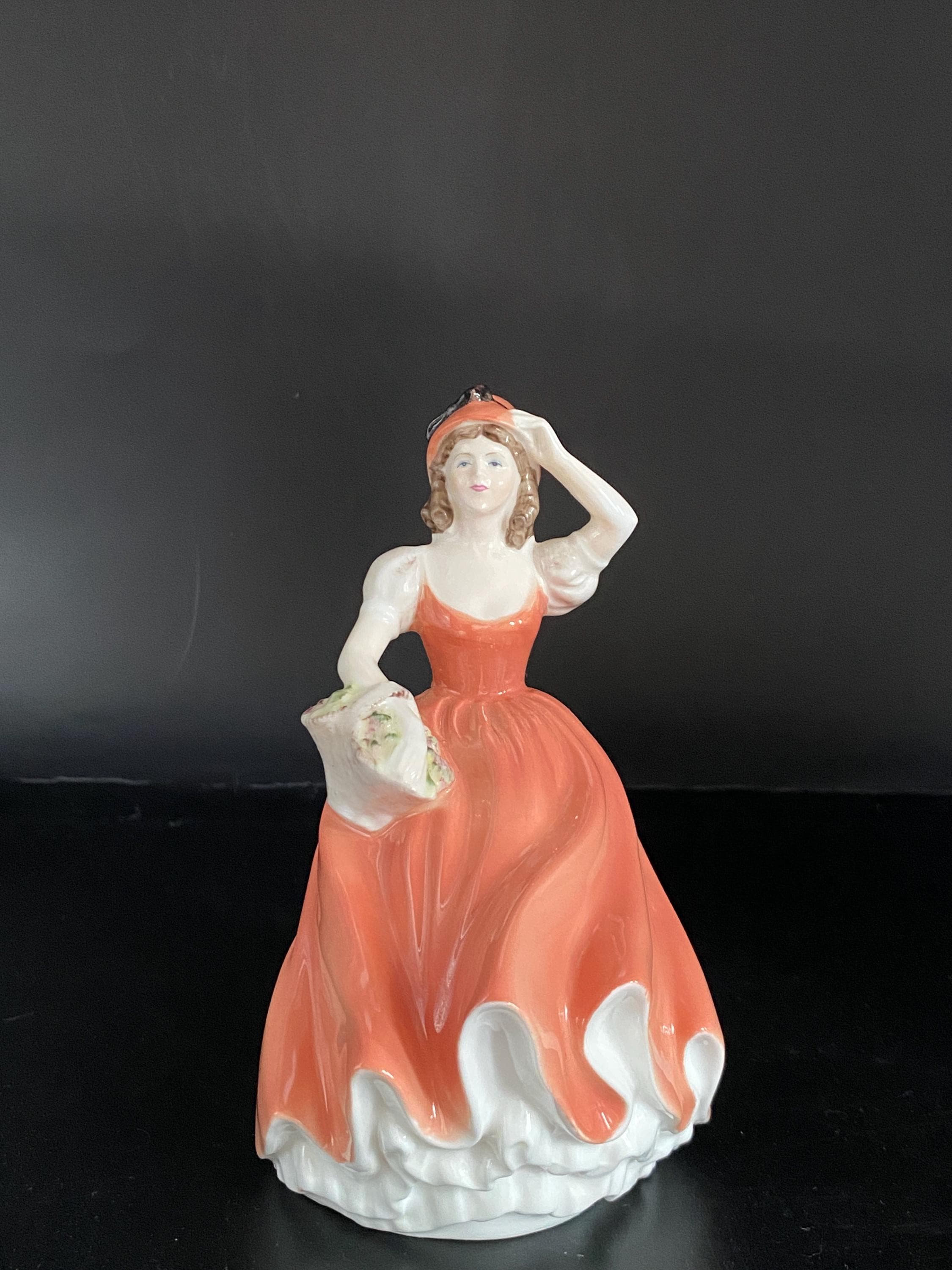Rare Coalport Andrea Figurine Limited Edition 4/88 Bone China Lady