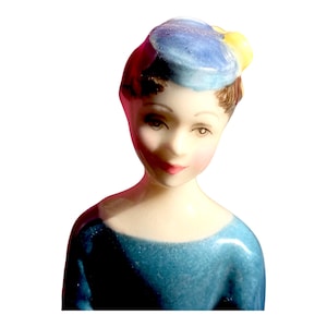 Royal Doulton Figurine &quot;Cherie&quot; HN 2341, Vintage English Bone China, Collectible Lady Figurine