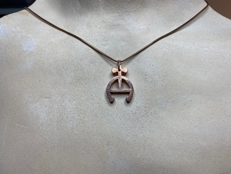 Magnesium Alchemy Symbol -  magnesium pendant.