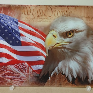 We the People Constitution Glass Photo Panel
