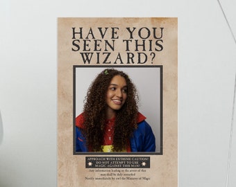 Have You Seen This Wizard Photo Booth Prop Frame Wanted Poster ...