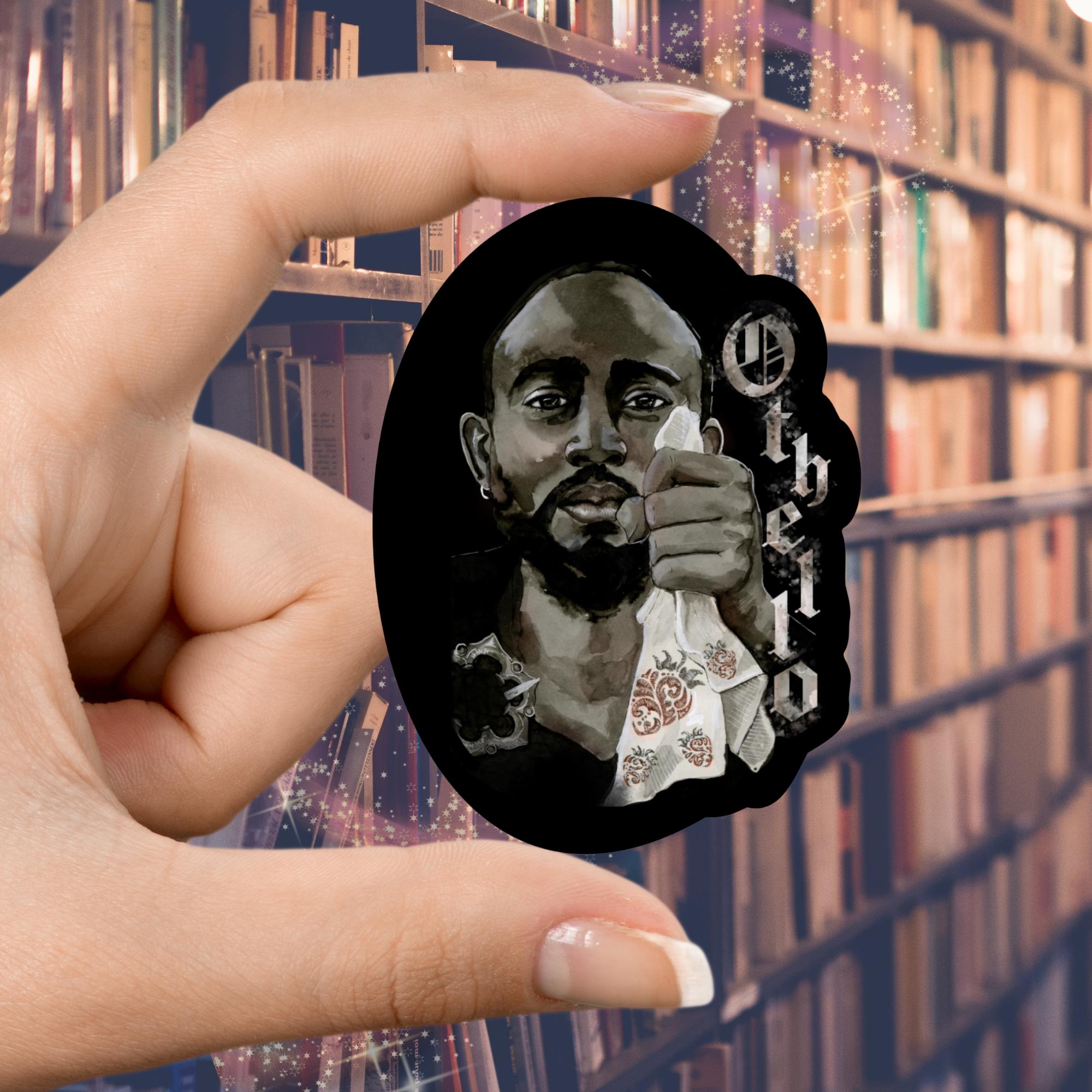 Othello Art Sticker| Shakespeare |english/theatre Teacher