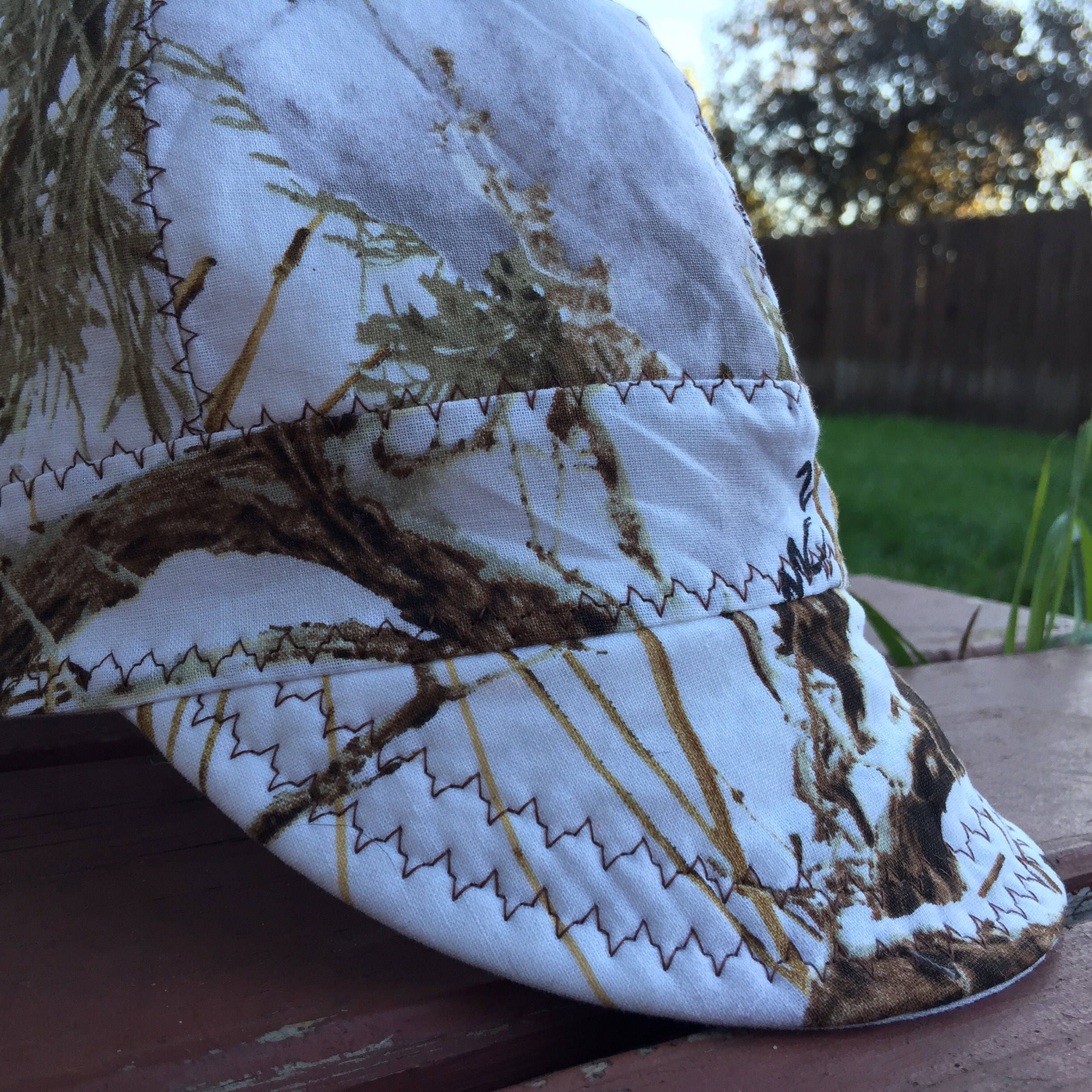 Snow Camo Nature Awesome Welding Caps Summerscaps Black Weld | Etsy