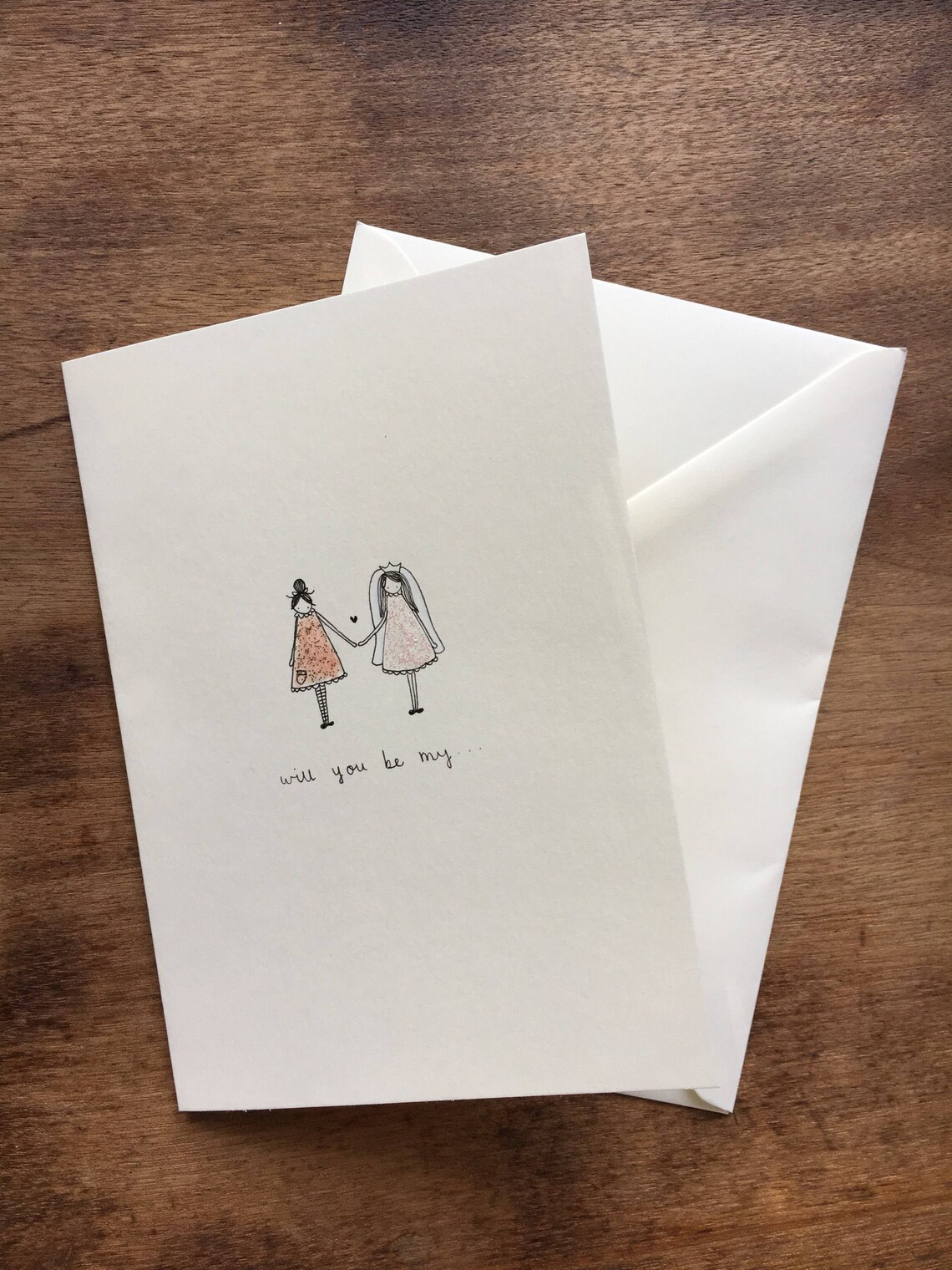 Will You Be My Greetings Card Etsy