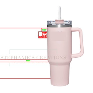 40 oz Tumbler Wrap Design Template: Laser Engraving File (Digital Download)