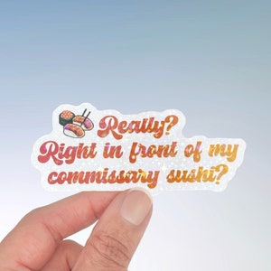 Holographic Really? Right in front of my sticker, Meme Sticker for Water Bottle, Dependa Sticker, Military Wife Sticker, Military Spouse