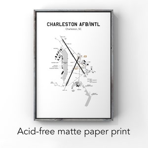 Airport Map Print, Airport Terminal, Air Force Base Map, Travel Artwork, Airport diagram, Gift for air traffic controller, military airfield