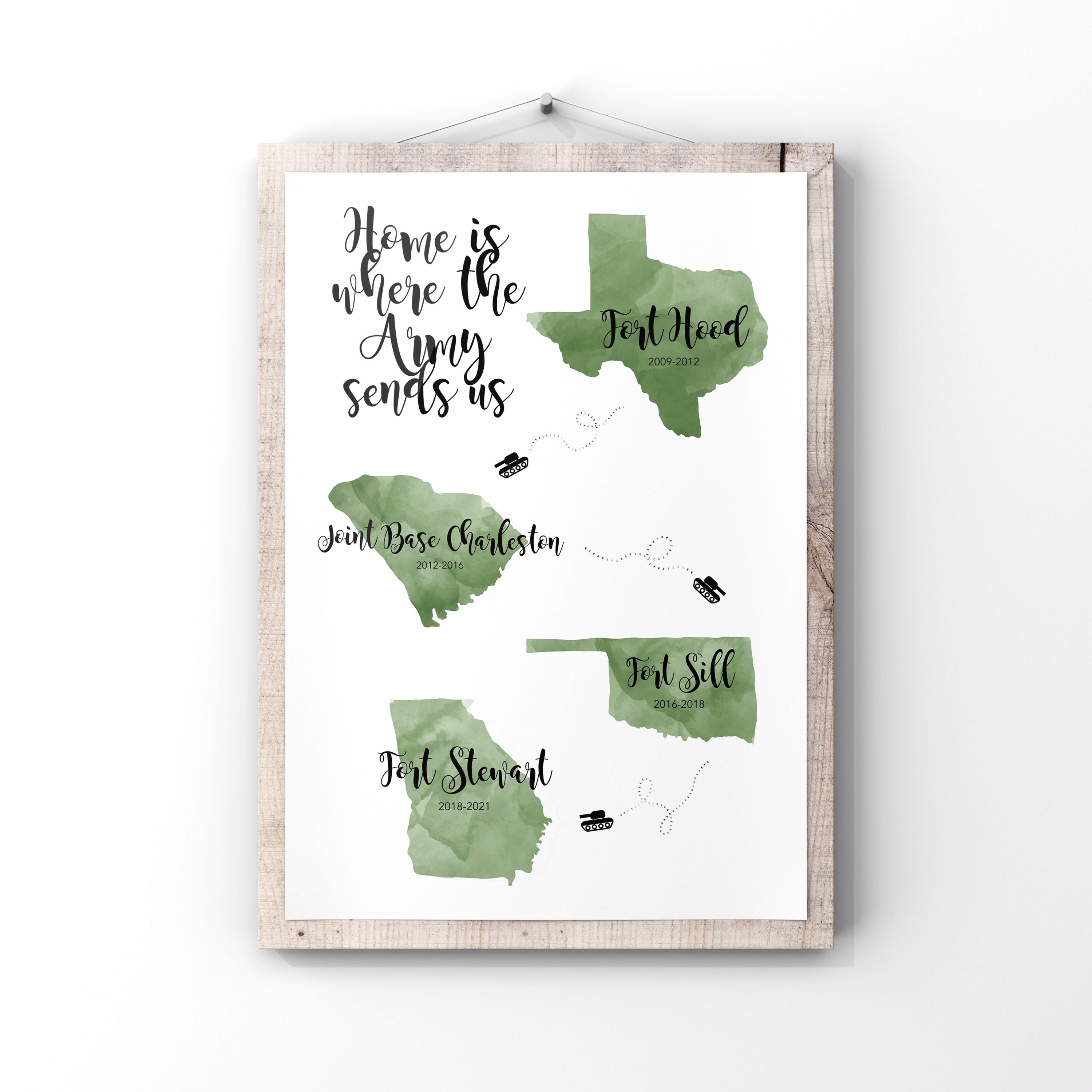 Army Officer Retirement Gift Personalized Army Gift for Etsy