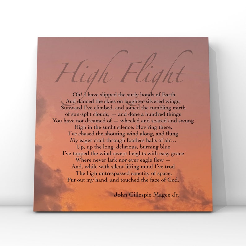 High Flight Poem Printable Aviation Words John Gillespie Etsy Portugal High Flight Poem Printable Aviation Words John Gillespie Etsy Portugal