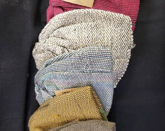 Handwoven Beanie Hat - Soft Weaving Threads