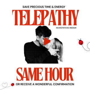 SAME HOUR Telepathy Reading. Psychic Clairvoyant .Exact Thoughts. Same Hour Reading Love Telepathy. What is he thinking. Clairvoyant.