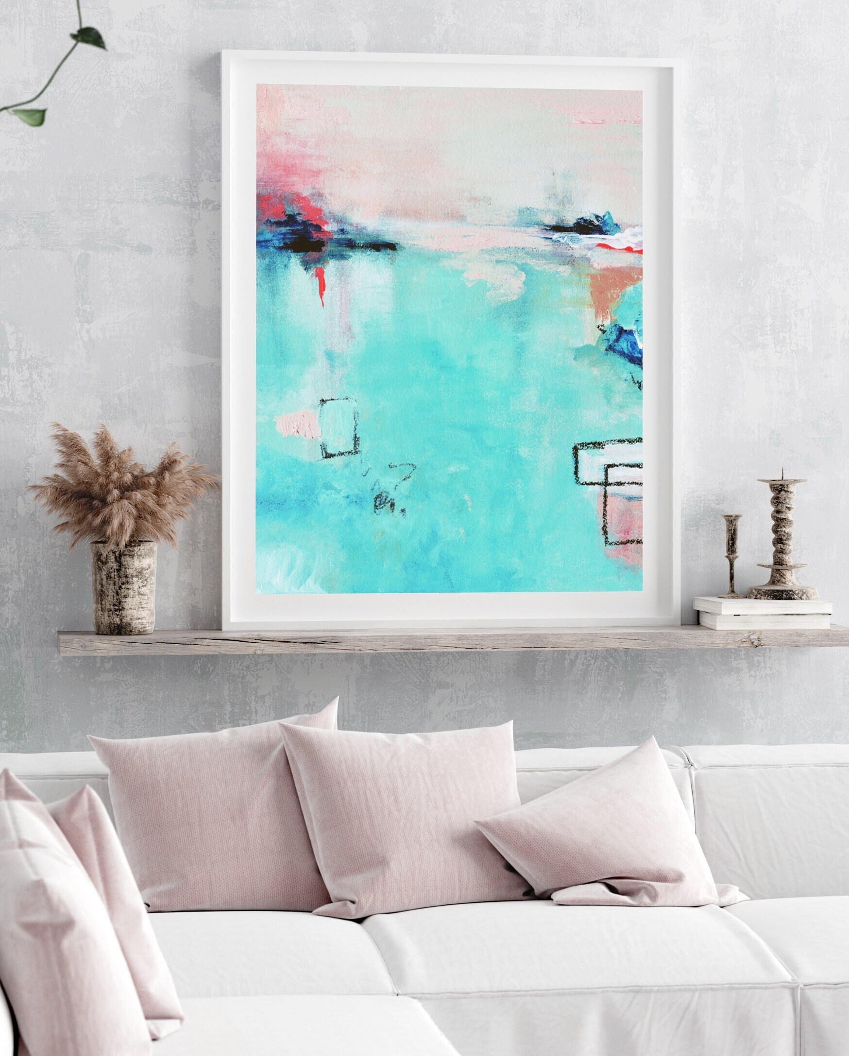 Abstract Art Print Large Artwork for Wall Abstract Wall Art Etsy