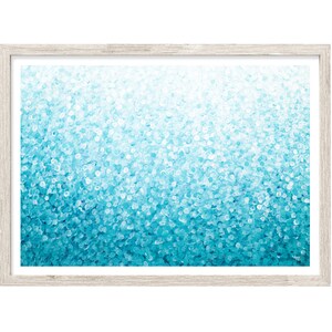 Dot Art Print, Light Blue Artwork, Abstract Wall Art, Extra Large Wall Art, Large Artwork for Walls, Abstract Art Print, Dot Art