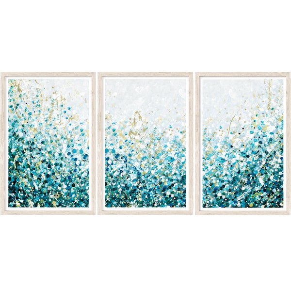 Abstract Wall Art, Set of 3 Prints, Large Wall Art, Abstract Art, Trio Artworks for Walls, Abstract Art Prints, Dot Art Prints, A1 Prints