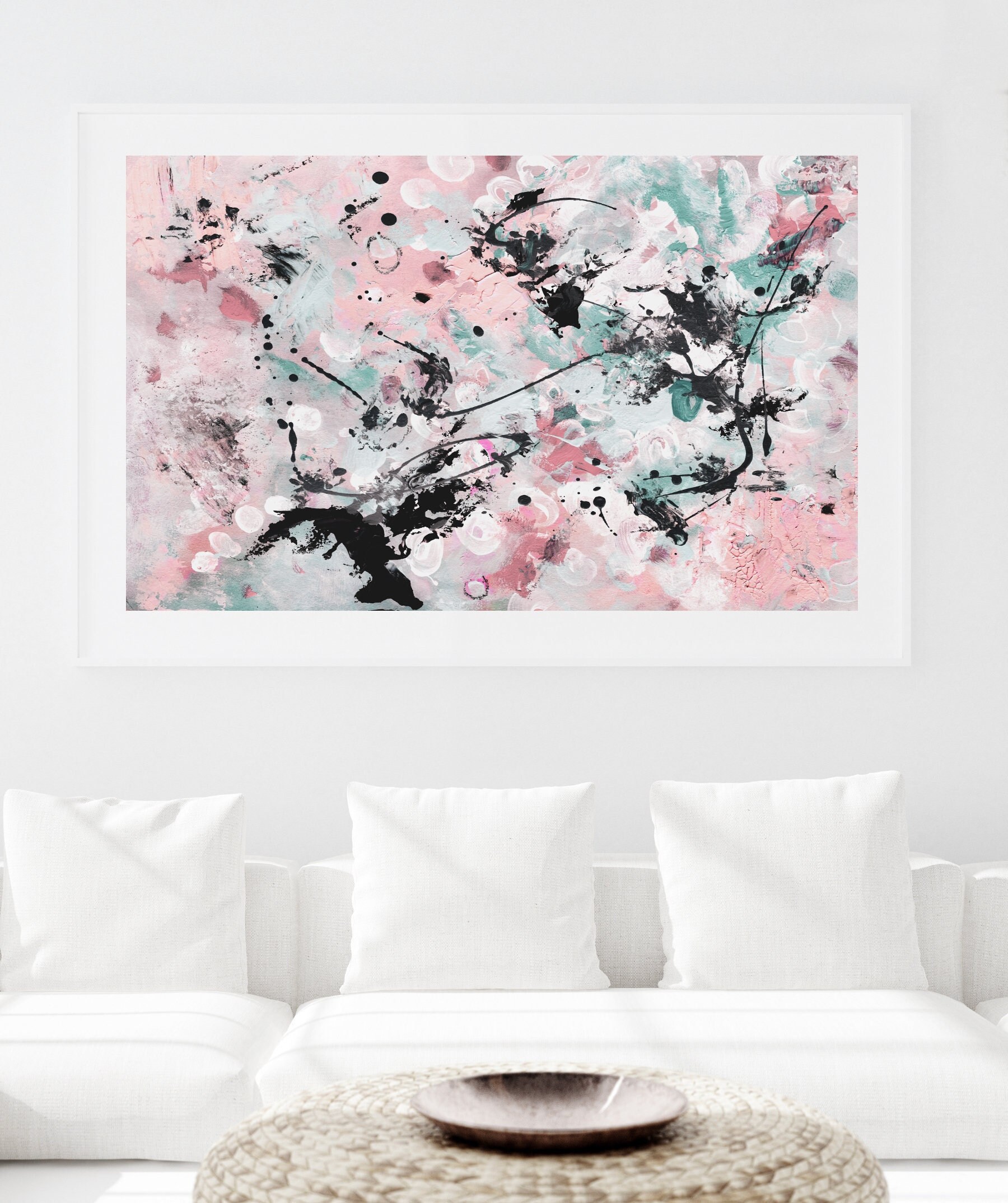 Abstract Wall Art Abstract Art Print Large Artwork for Etsy