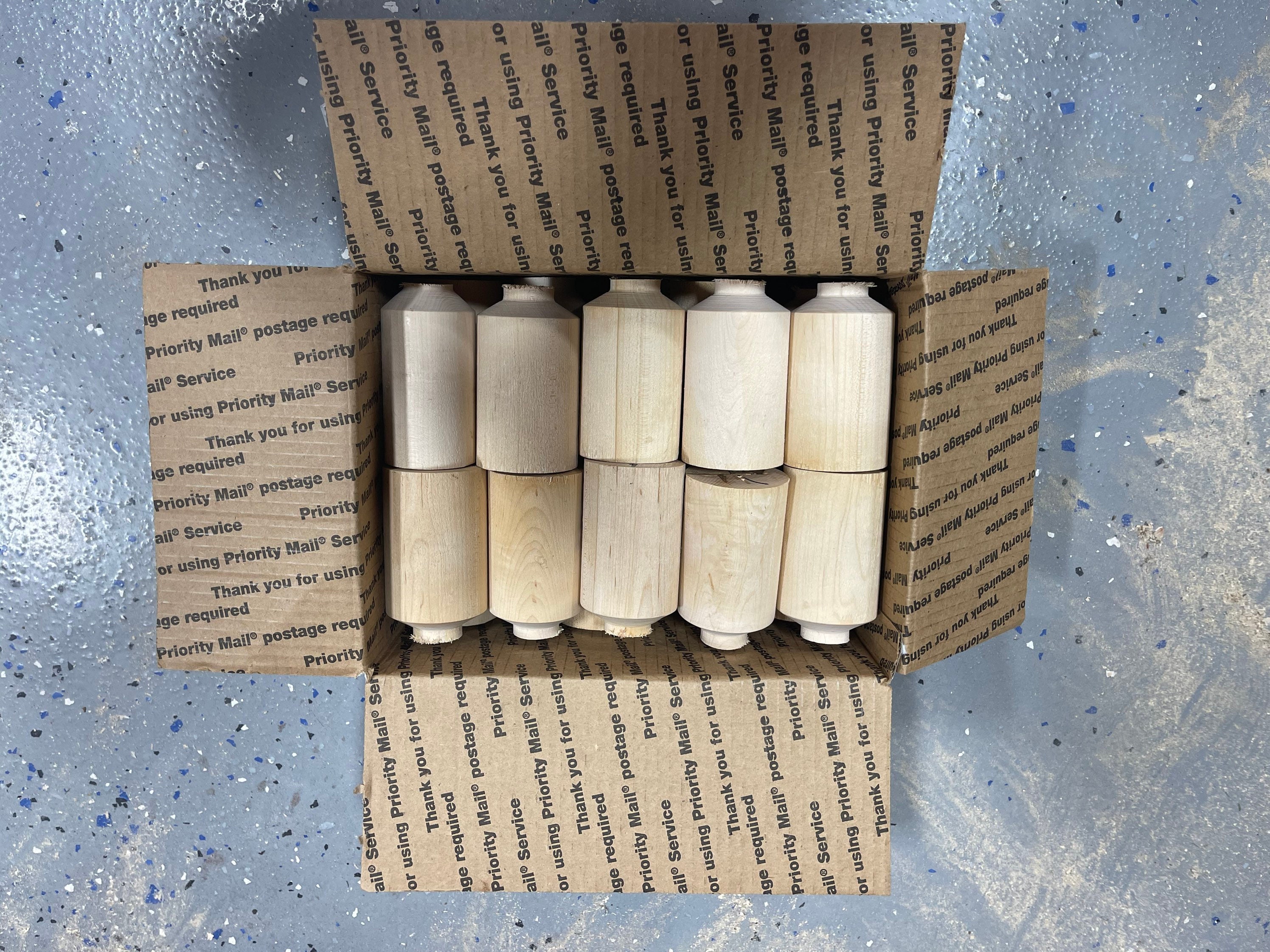 Hardwood Scrap-Maple Wood-Baseball Bat End Pieces