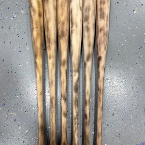 6 Pack-Game Ready-Blem- Flamed Wooden Bats-Cupped! FREE SHIPPING