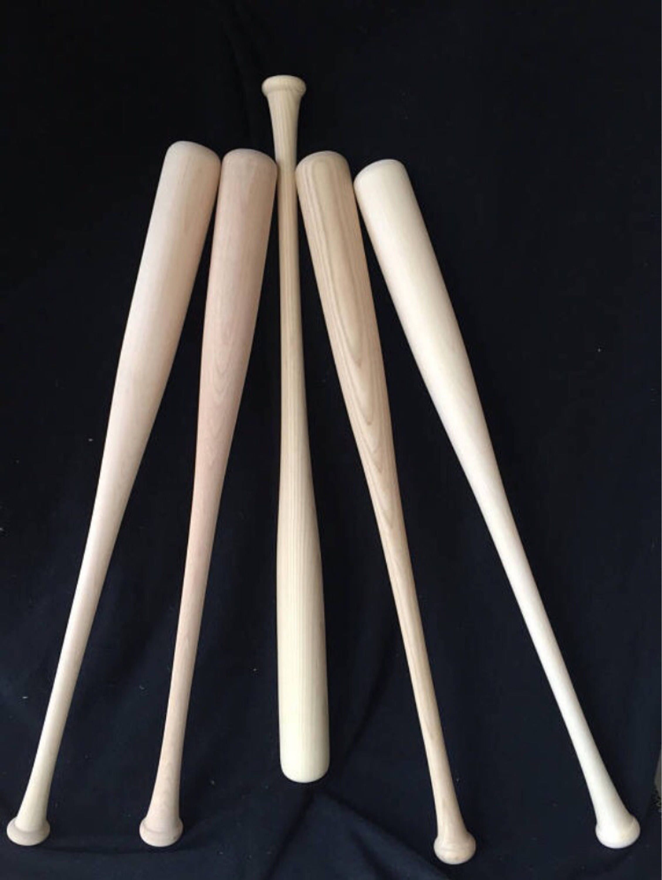 5 Wood Baseball Bats FREE SHIPPING Etsy