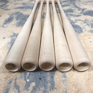 5 Pack-Game Ready Blem Wooden Bats-Cupped! FREE SHIPPING