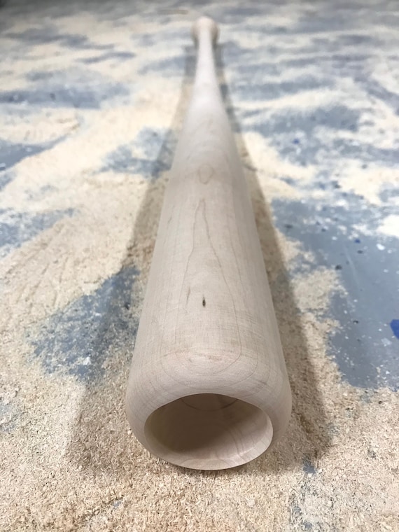 16 Battes De Baseball En érable – 34 Pouces, Bois Brut, Petites Imperfections