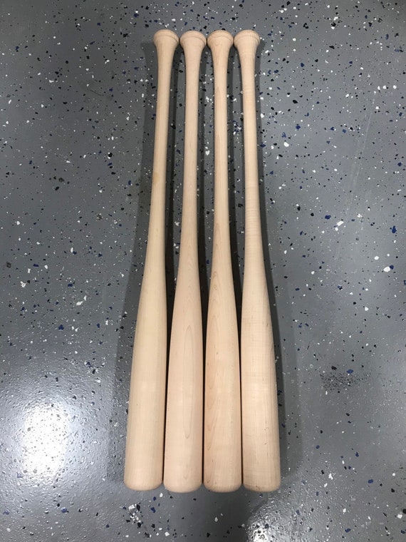 33 Inch Maple Wood Baseball Bat - Cupped End Game Ready