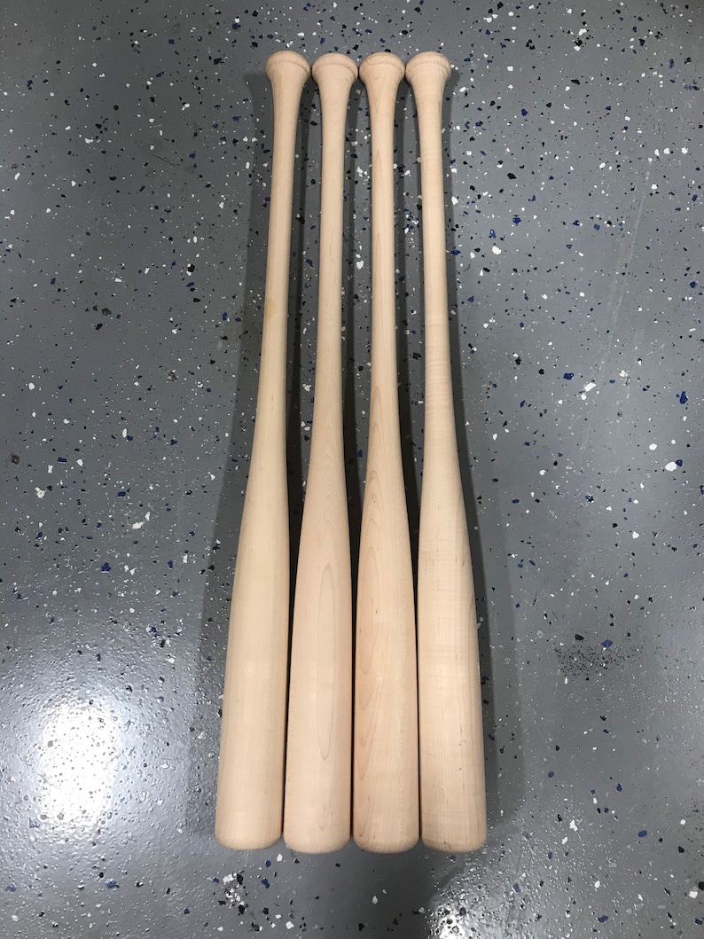 3 Pack Cupped Wooden Baseball Batsgame Ready FREE Etsy