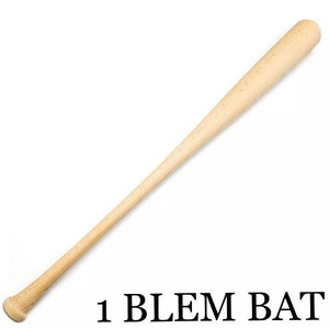 1 batte de baseball Wood Blem LIVRAISON GRATUITE image 1