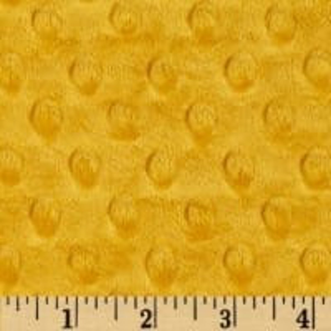 MINKY Gold Minky Dimple Dot fabric//sold by 1/2 yard Etsy