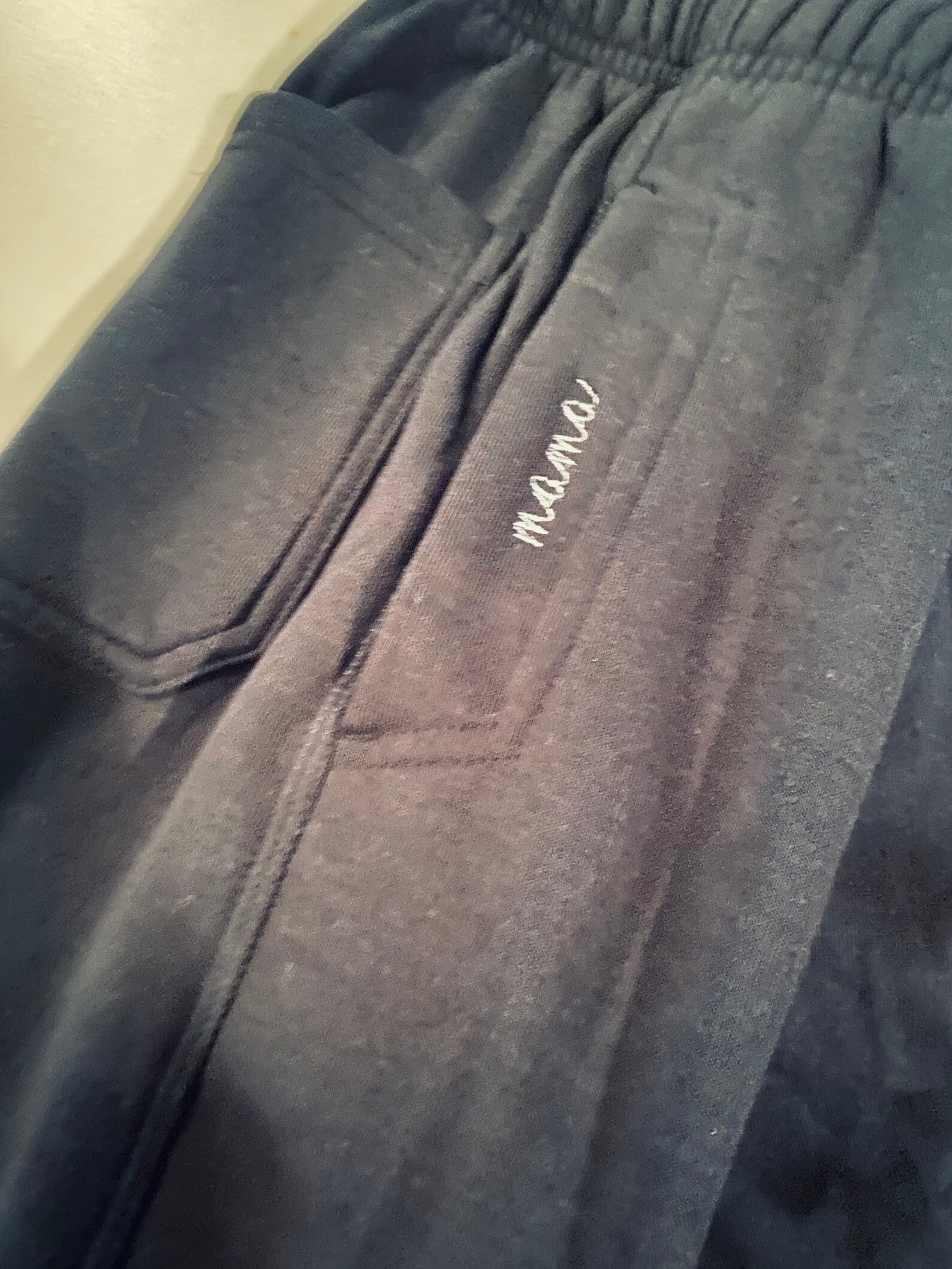 custom embroidered sweatpants