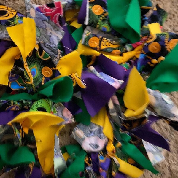 mardi gras lighted garland