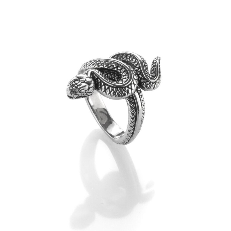 realistic snake ring